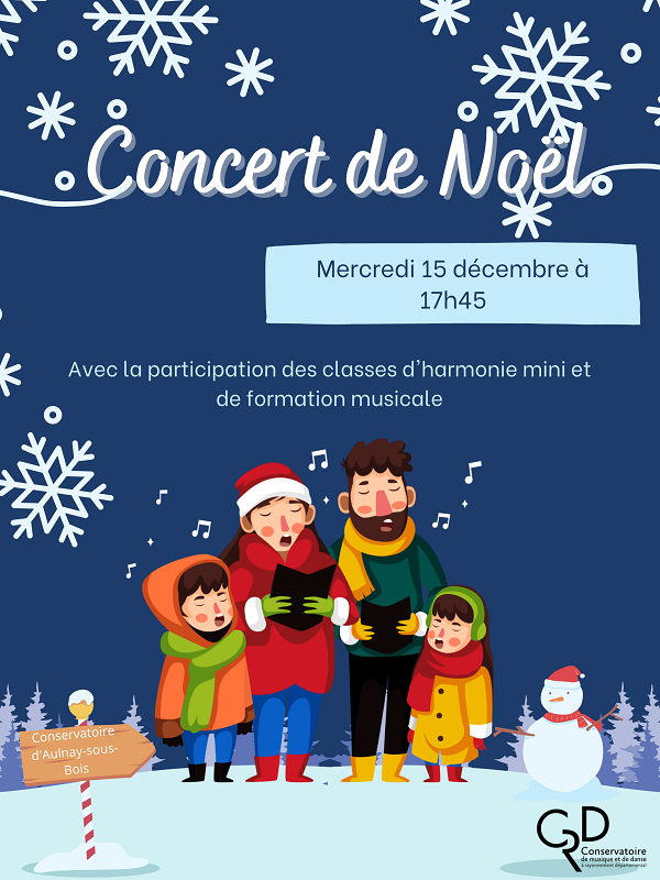 Mercredi 15 décembre Concert de Noel
