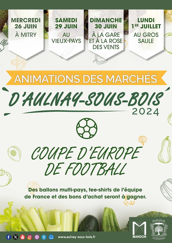 Animations des marchés d'Aulnay-sous-Bois