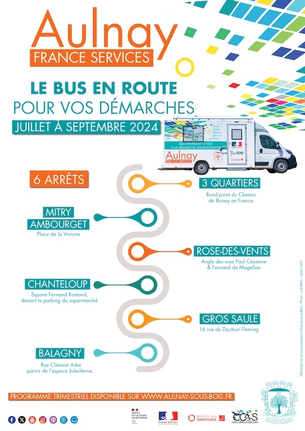 Bus France Services - de juillet à septembre