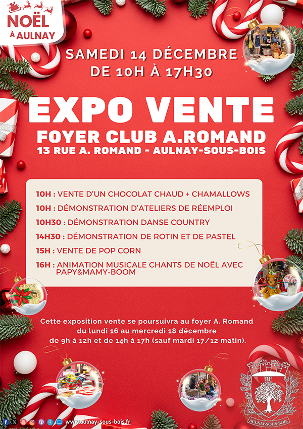 Expo vente foyers clubs décembre 2024