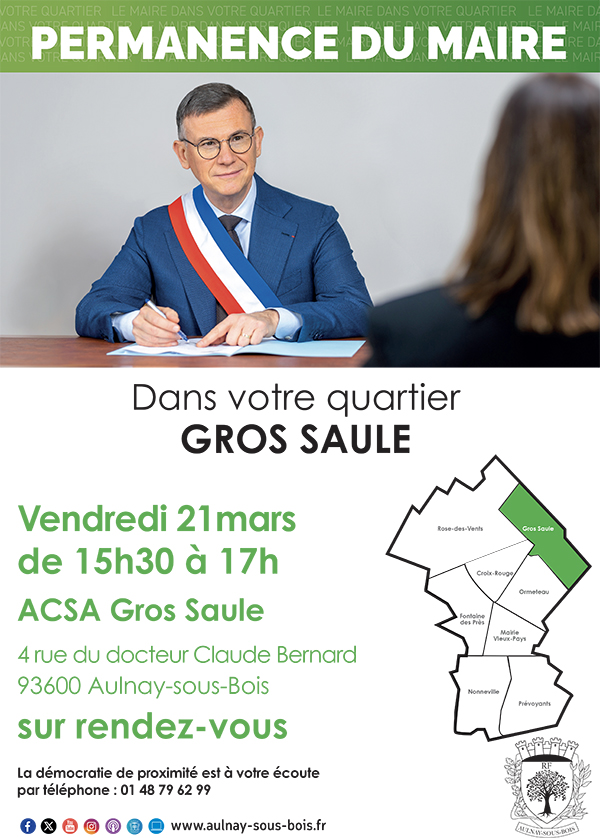 Permanence du maire 21 mars 2025